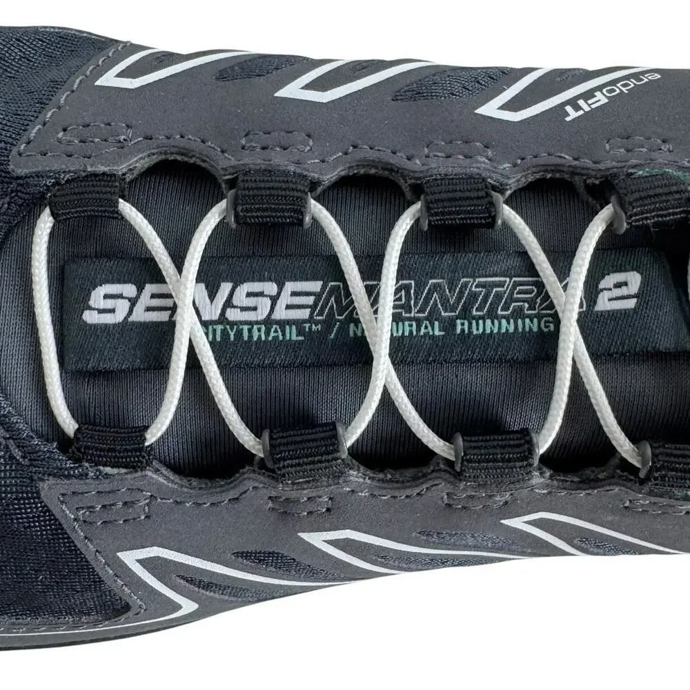 Salomon Sense Mantra 2 Endo Fit Seamless Low Top Sneakers Gray Aqua Women's 8.5